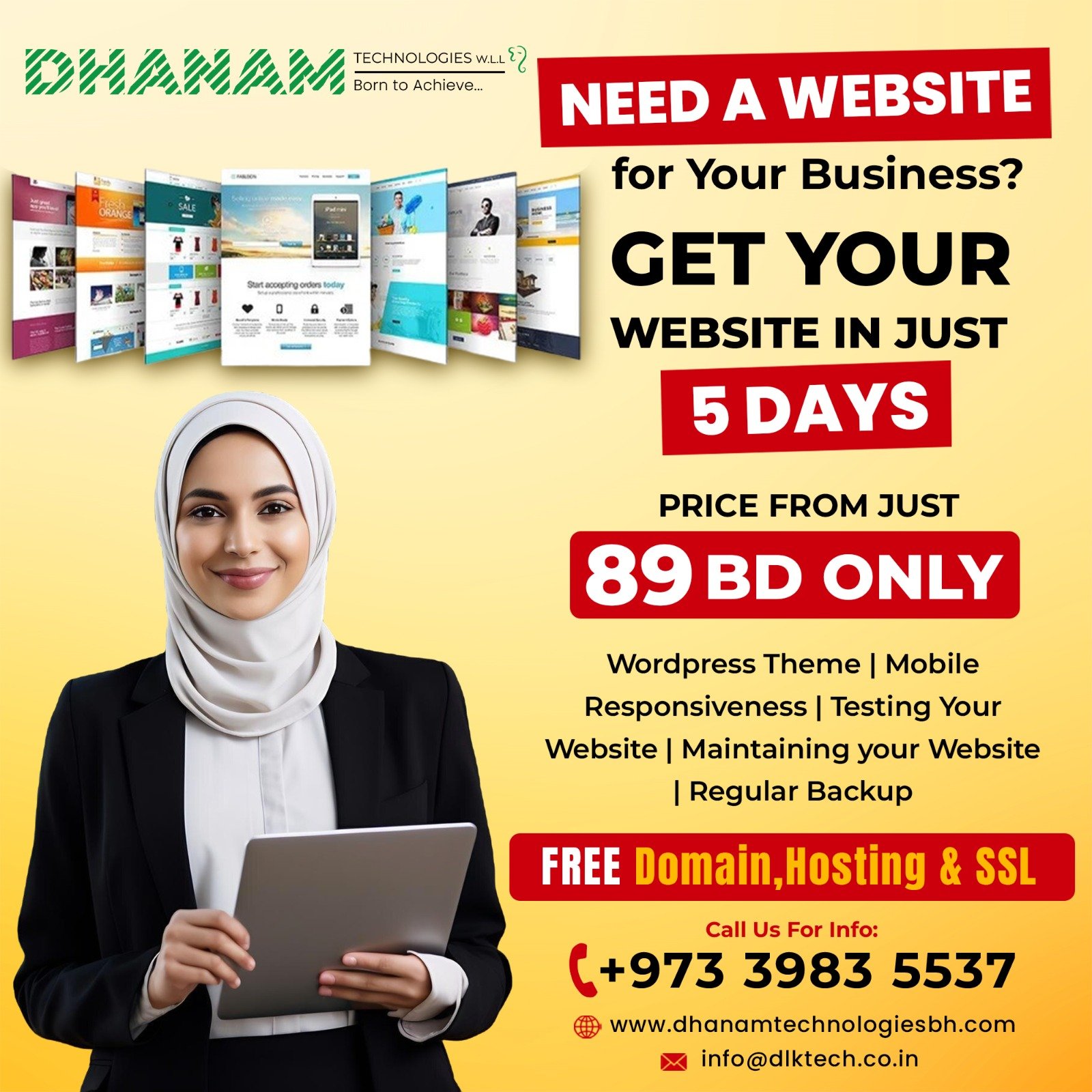 Get Website Within 5 Days