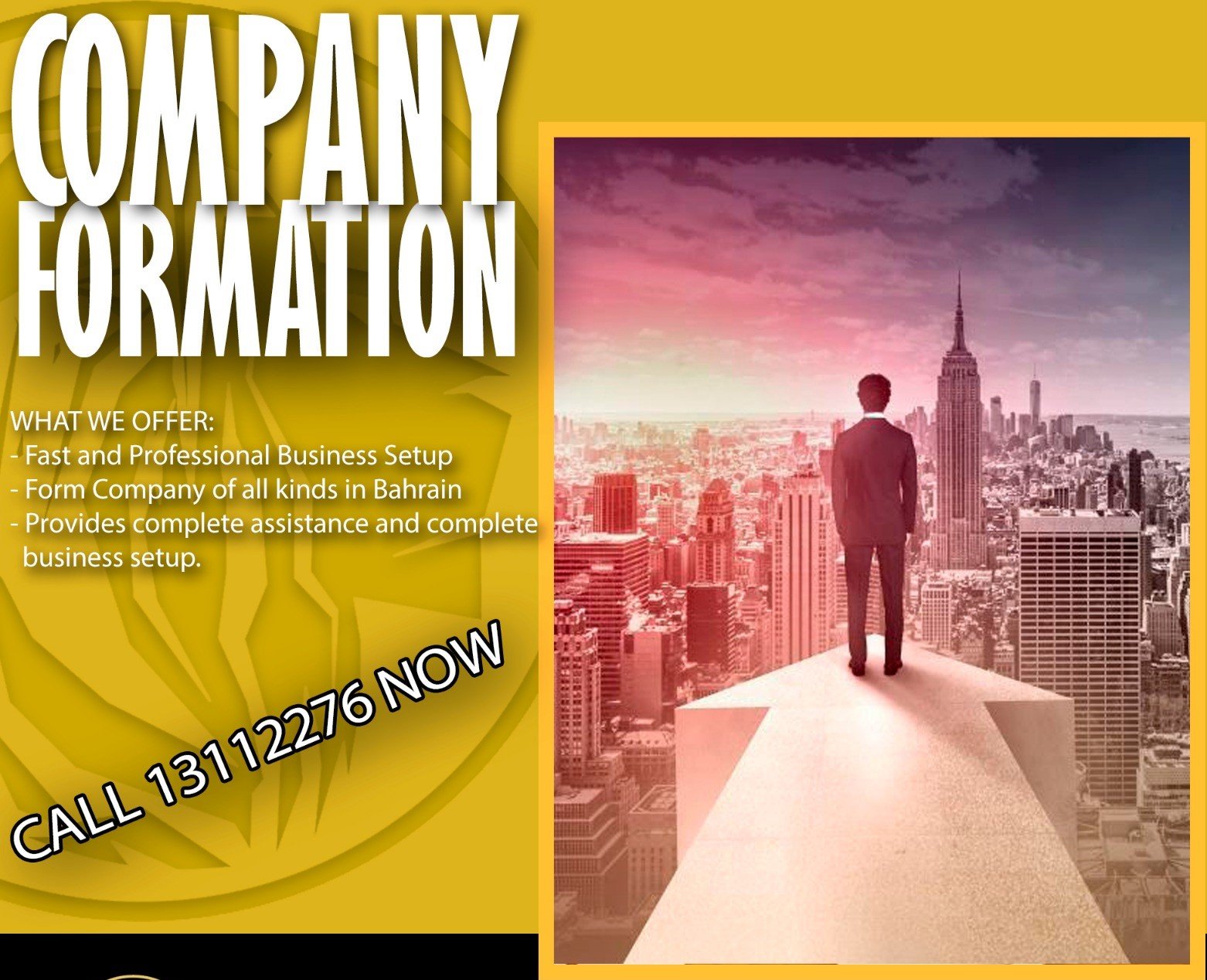 Start To)your Company Formation Business For Only 49bd"