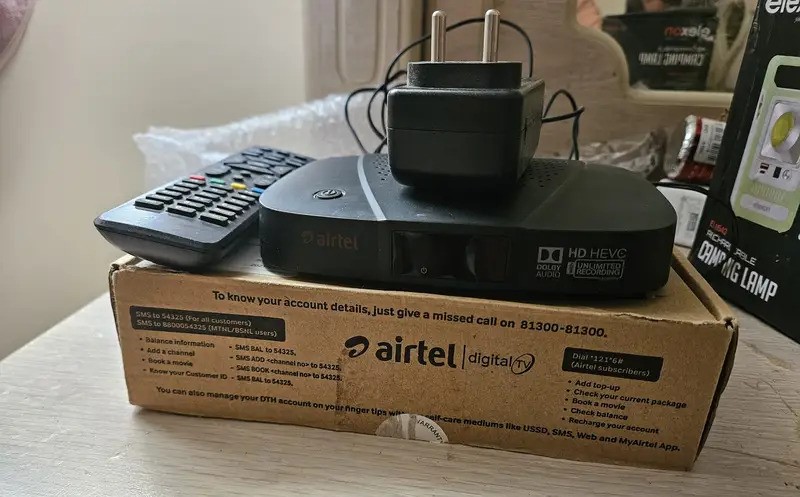 Airtel Hd Dish Tv Setup For Sale – Excellent Condition
