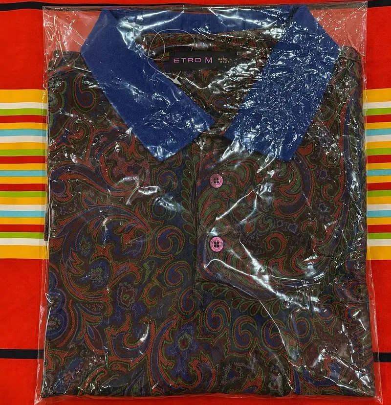 Etro Paisley Polo Shirt – Large – Excellent Condition