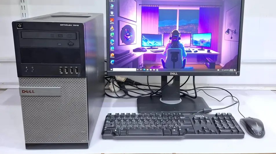 Dell Core I7 Graphics Computer 22" Fhd Monitor Nvidia 4gb Gpu 16gb Ram