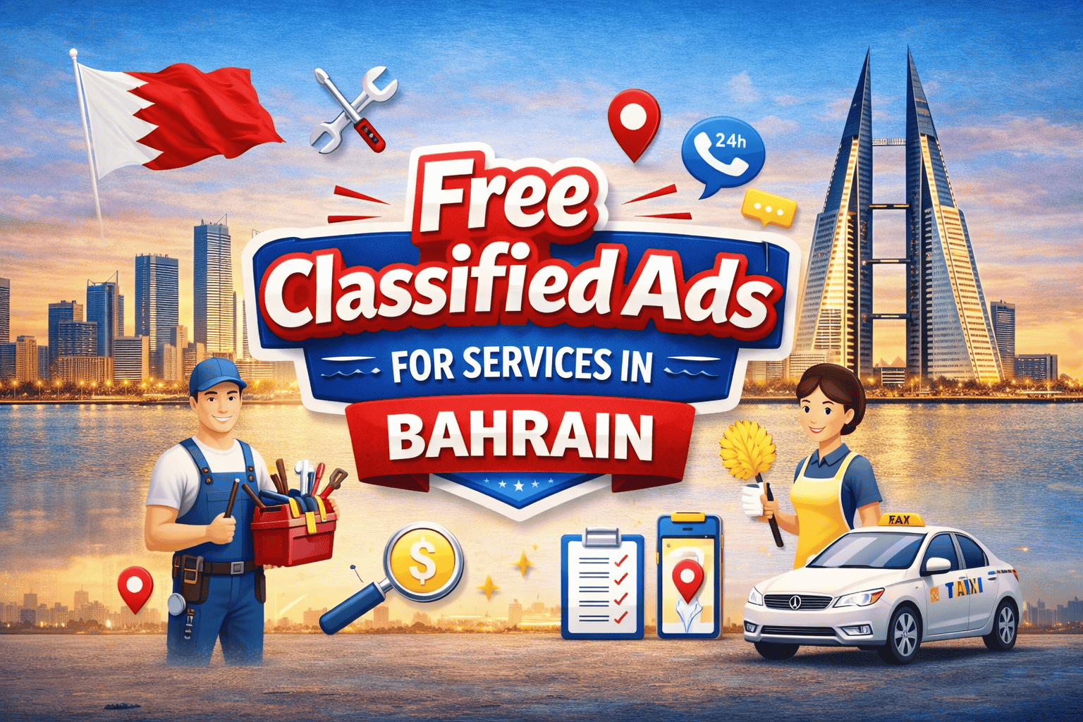 Free classified ads for services in Bahrain
